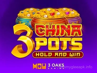  3 China Pots